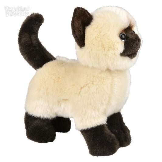The Toy Network-12" Heirloom Standing Siamese Cat-AP-HSTSC-Legacy Toys
