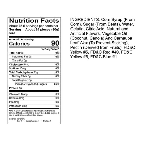 Albanese Confectionery-12 Flavor Gummi Bear Cubs 5 lb. Bag-50235-Legacy Toys