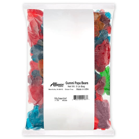 Albanese Confectionery-Gummi Papa Bears 5 lb. Bag-50183-Legacy Toys