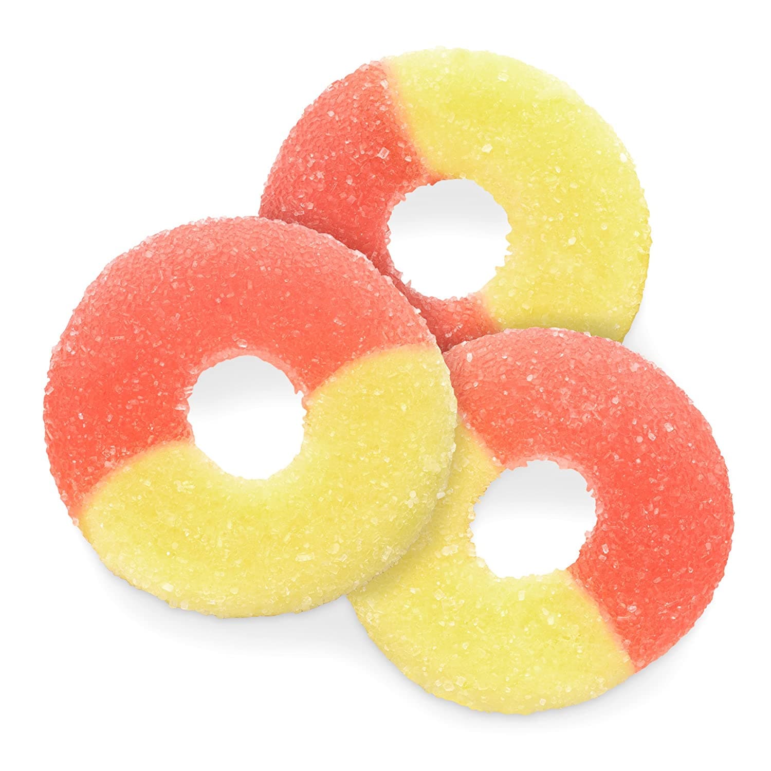 Albanese Confectionery-Gummi Strawberry Banana Rings 4.5 lb. Bag-50130-Legacy Toys