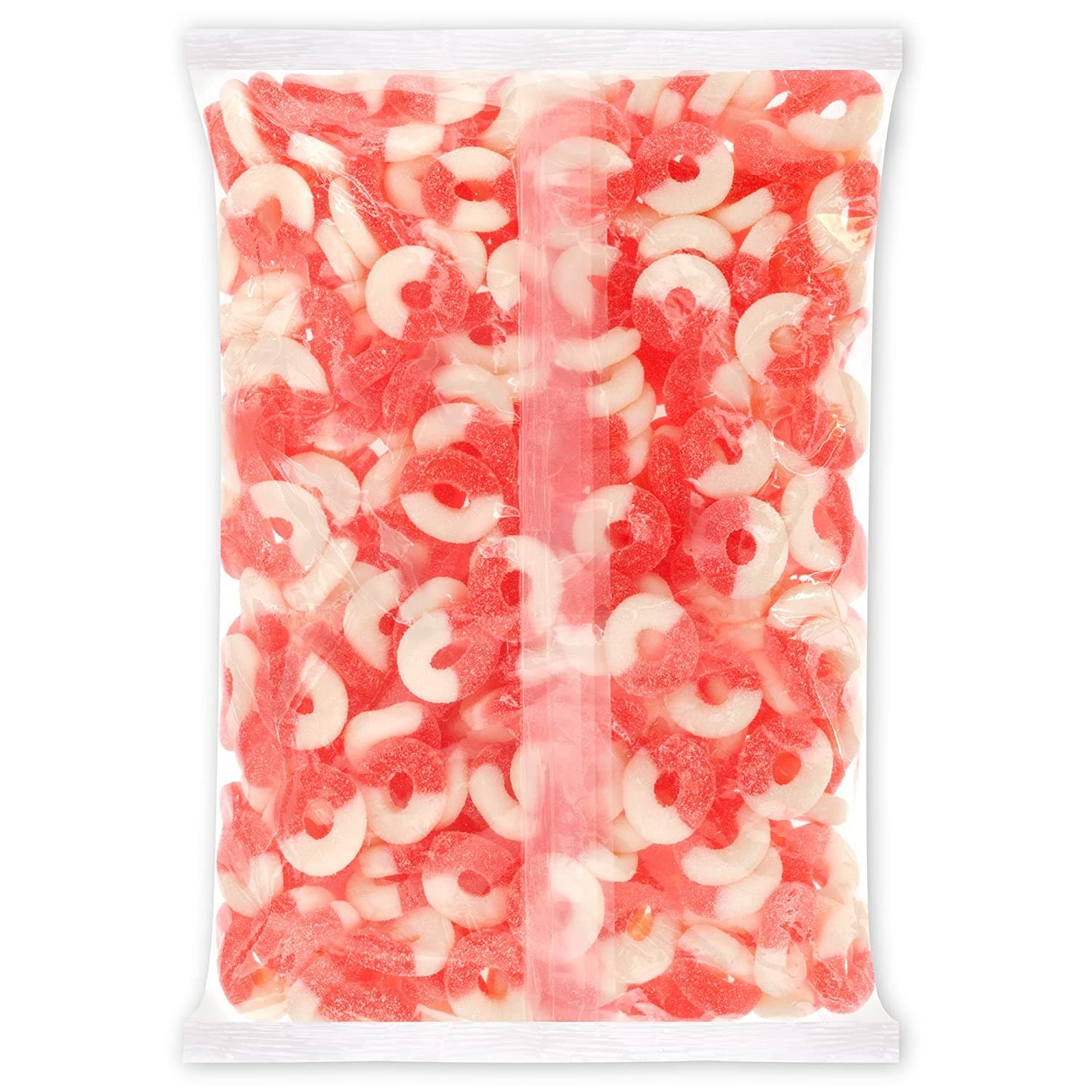 Albanese Confectionery-Gummi Watermelon Rings 4.5 lb. Bag-50134-Legacy Toys