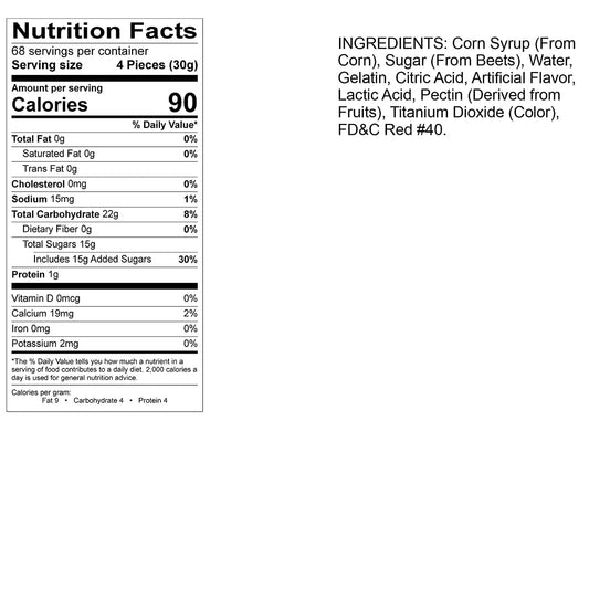 Albanese Confectionery-Gummi Watermelon Rings 4.5 lb. Bag-50134-Legacy Toys