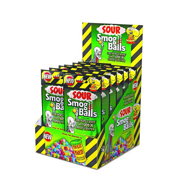 Candy Dynamics-Toxic Waste Smog Balls 3 oz. Bag-21003-1-Legacy Toys