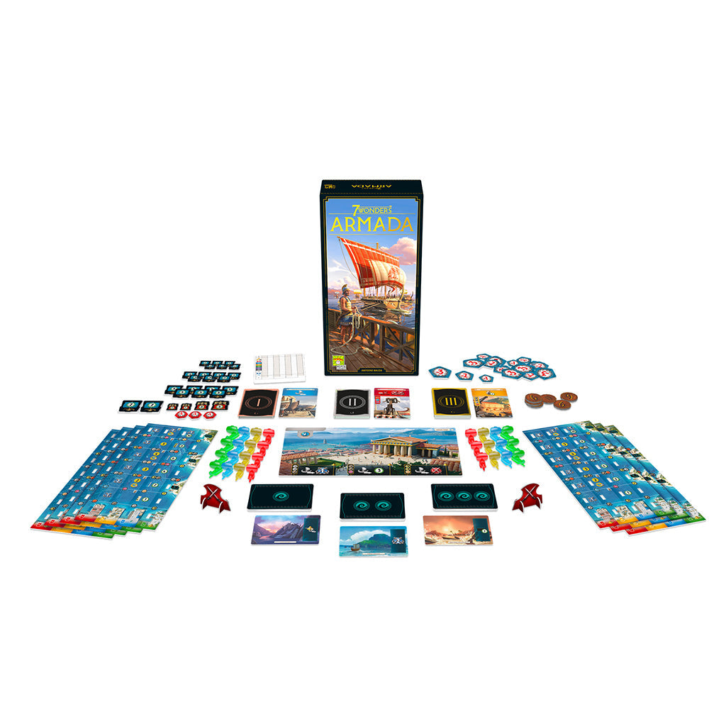 Asmodee-7 Wonders: Armada-SV04EN-Legacy Toys