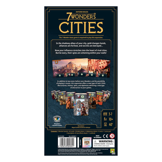 Asmodee-7 Wonders: Cities Expansion-SV03EN-Legacy Toys