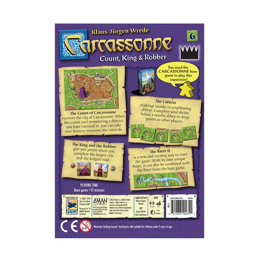 Asmodee-Carcassonne Expansion 6: King and Robber-ZM7816-Legacy Toys