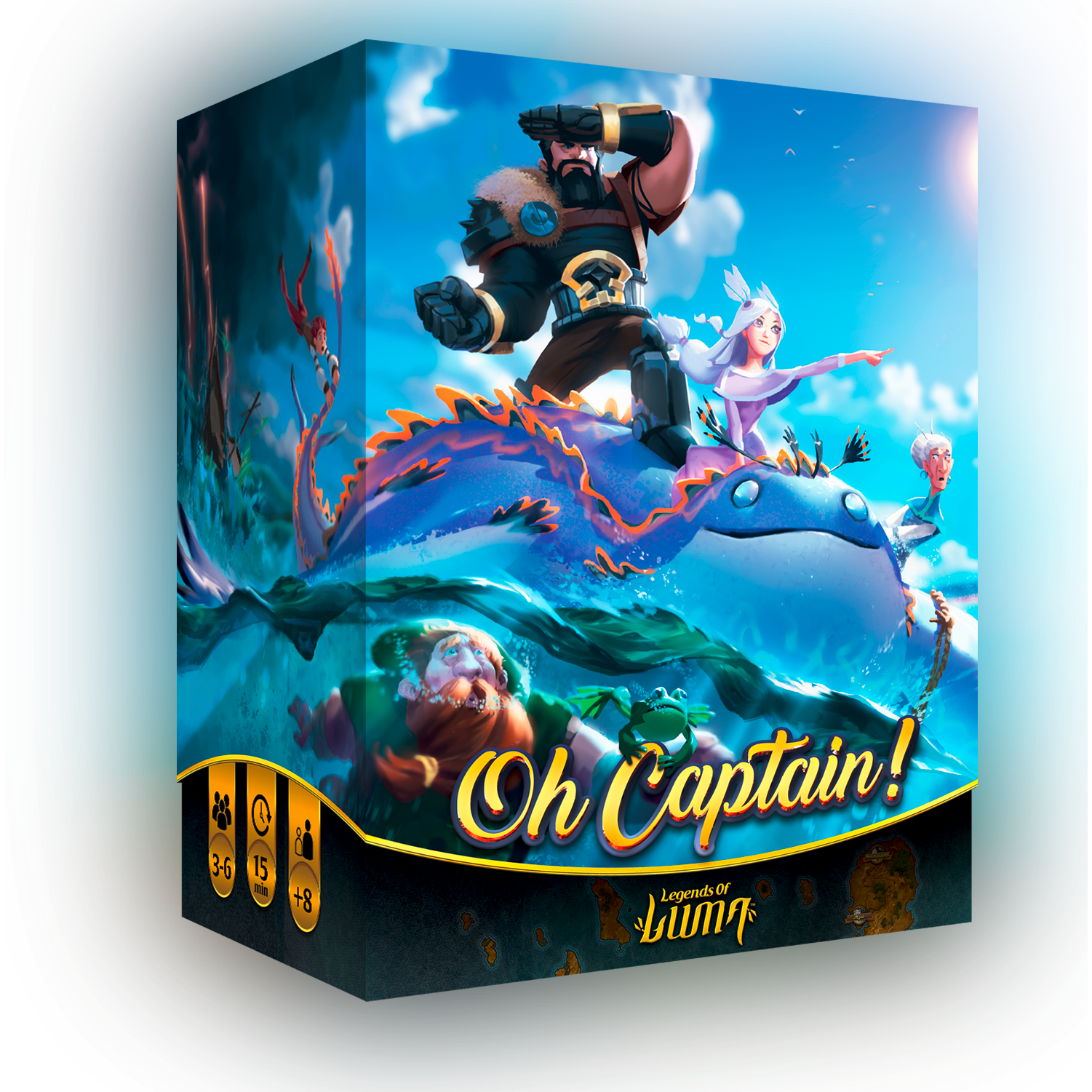 Asmodee-Oh Captain!-LUM01-Legacy Toys