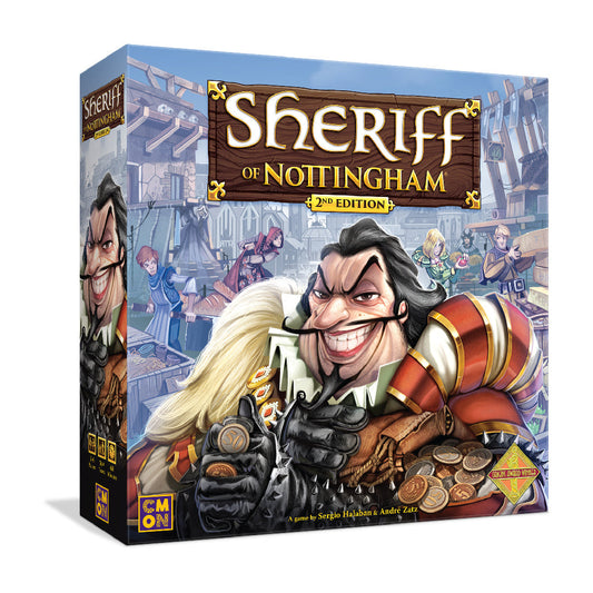 Asmodee-Sheriff of Nottingham 2nd Edition-SHF004-Legacy Toys