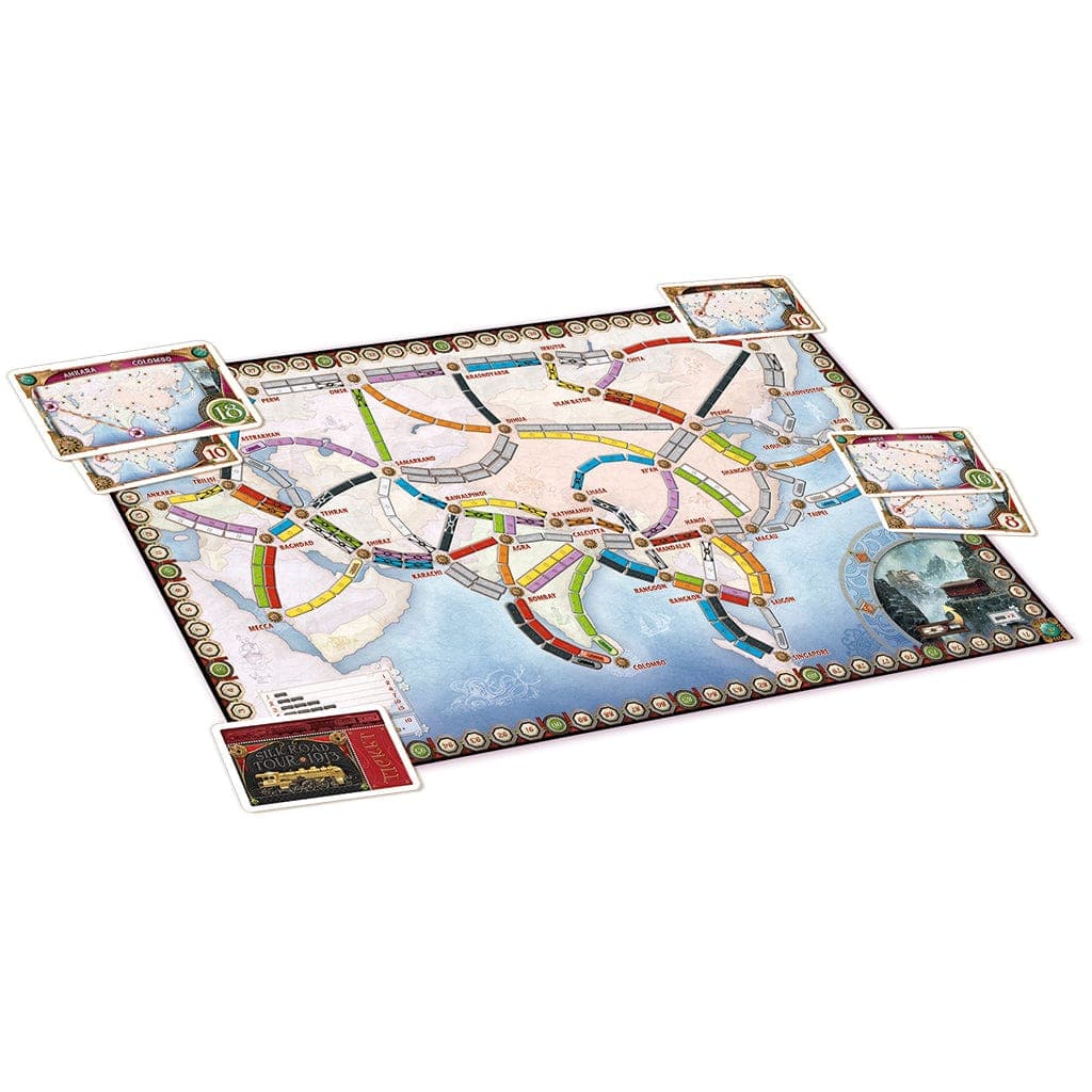 Asmodee-Ticket to Ride - Map Collection 1: Asia-DO7213-Legacy Toys