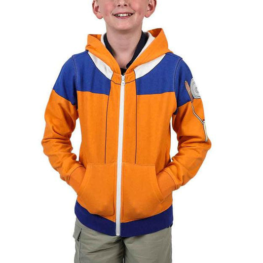 Bio World-Naruto Uzumaki Cosplay Youth Hoodie--Legacy Toys