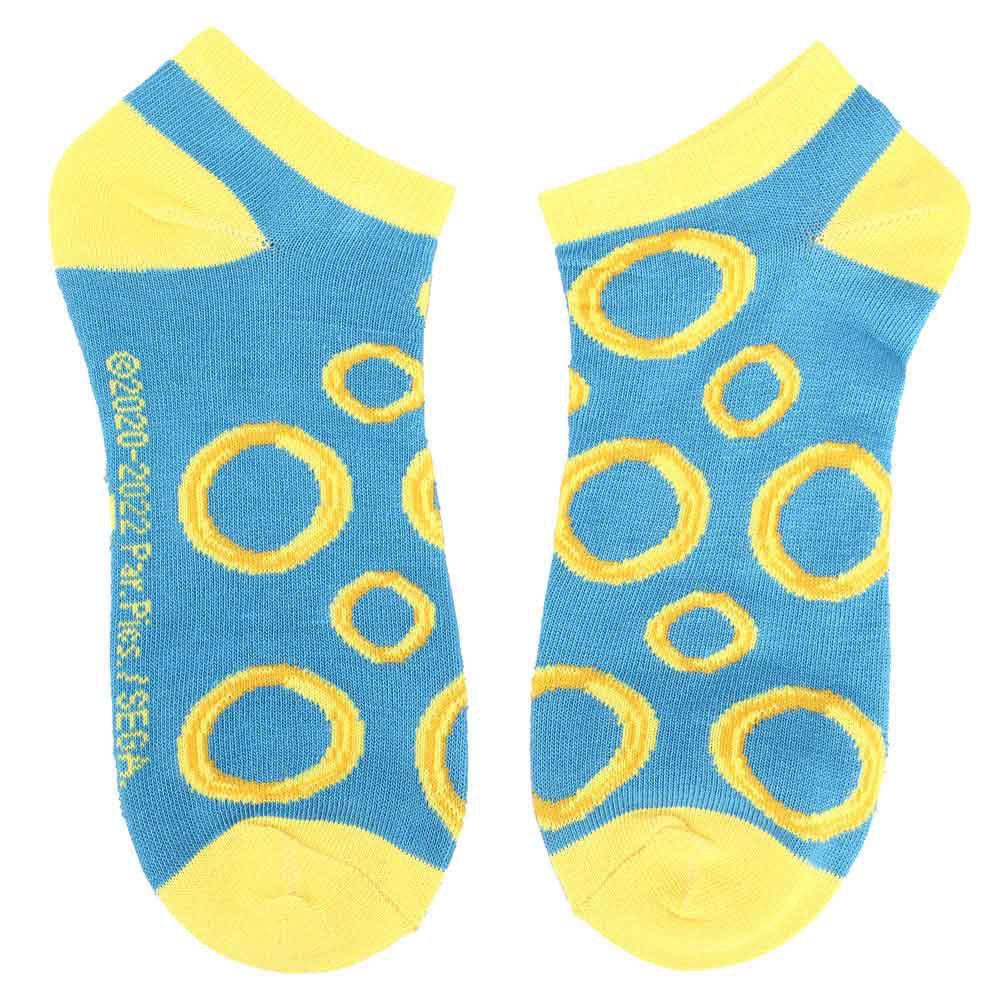 Bio World-Sonic the Hedgehog 2 Logo 5 Pair Ankle Socks-ASF1FJJLASPP00-Legacy Toys