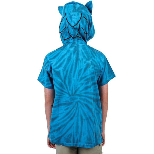 Bio World-Sonic the Hedgehog Youth Cosplay Hooded Tee--Legacy Toys