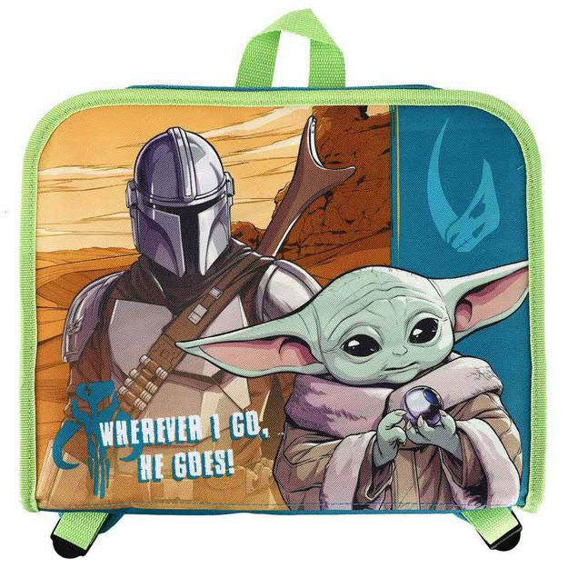 Bio World-Star Wars The Mandalorian Kids Hanging Tablet Display Backpack-BPB10LESTWPP00-Legacy Toys