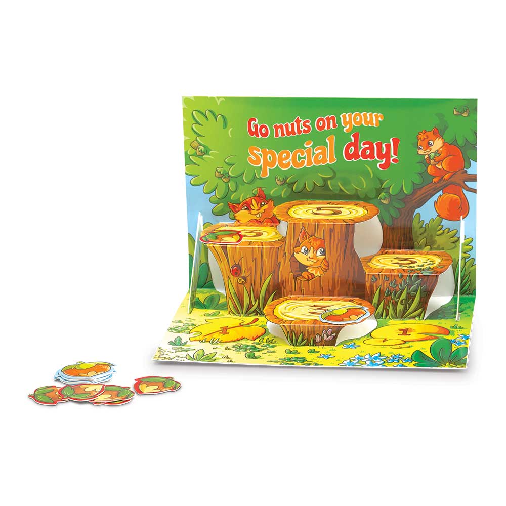 Blue Orange Games-Pop 'N Play Greeting Cards with Game--Legacy Toys