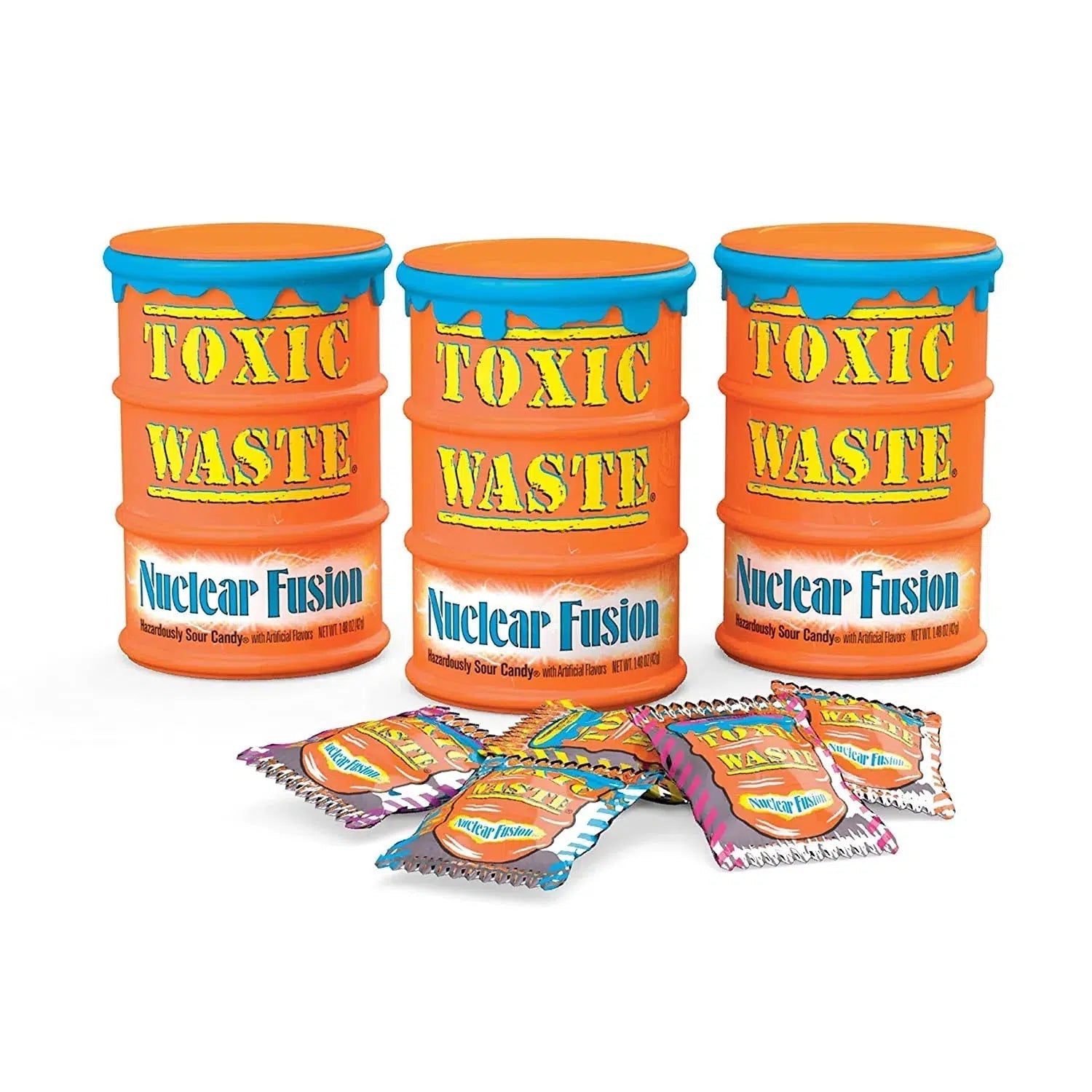 Candy Dynamics-Toxic Waste Nuclear Fusion Drum 1.48 oz.-89414-1-Legacy Toys