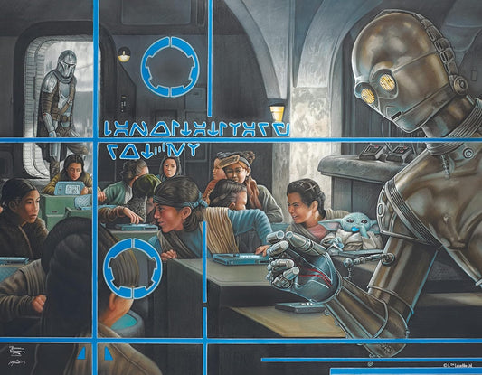 Ceaco-Thomas Kinkade Star Wars: The Mandalorian - Multipack - 4 in 1 Puzzles - 4 x 500 Piece Puzzle-3678-2-Legacy Toys