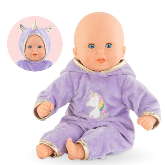 Corolle-Bebe Calin 12" Doll - Unicorn-100490-Legacy Toys