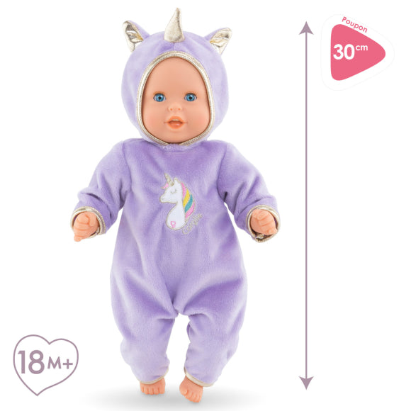 Corolle-Bebe Calin 12" Doll - Unicorn-100490-Legacy Toys