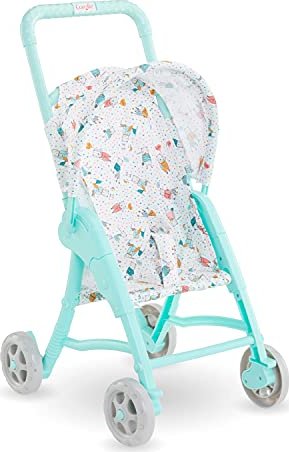 Corolle-Turquoise Stroller for 12" Baby Doll-110590-Legacy Toys
