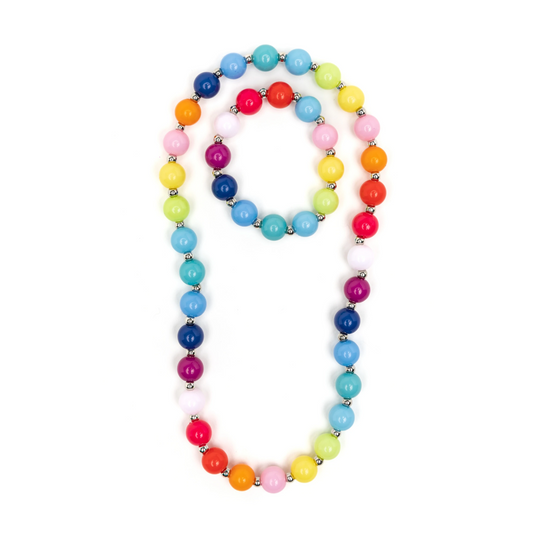 Creative Education-Beaded Bubblegum Necklace and Bracelet Set-86131-Legacy Toys