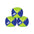 Duncan Toys-Juggling Balls - Set of 3-3830JG-BLGR-Blue/Green-Legacy Toys