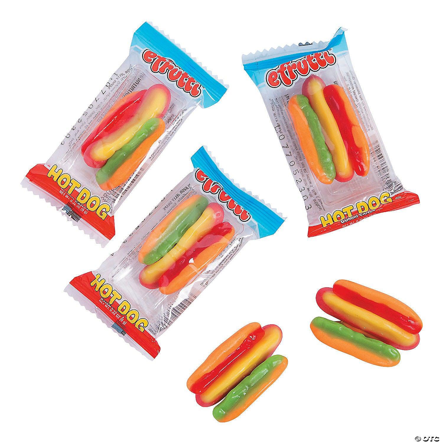 Efrutti-Efrutti Gummi Hot Dog-5051-1-Single-Legacy Toys