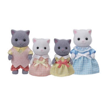 Epoch Everlasting Play-Calico Critters Persian Cat Family-CC1865-Legacy Toys