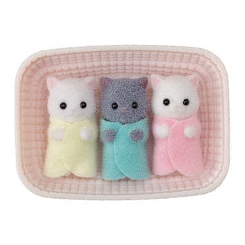 Epoch Everlasting Play-Calico Critters Persian Cat Triplets-CC1867-Legacy Toys
