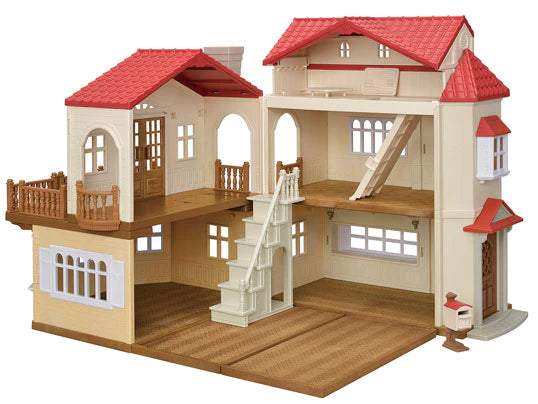 Epoch Everlasting Play-Calico Critters Red Roof Country Home - Secret Attic Playroom-CC2079-Legacy Toys