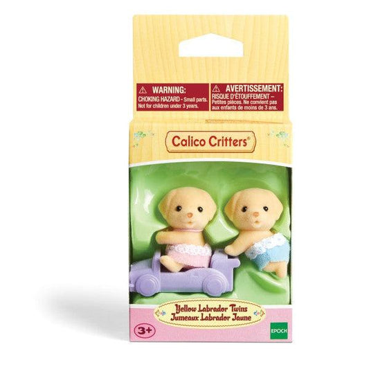 Epoch Everlasting Play-Calico Critters Yellow Labrador Twins-CC2131-Legacy Toys