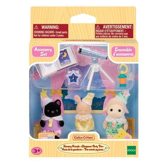 Epoch Everlasting Play-Nursery Friends -Sleepover Party Trio-CC2173-Legacy Toys