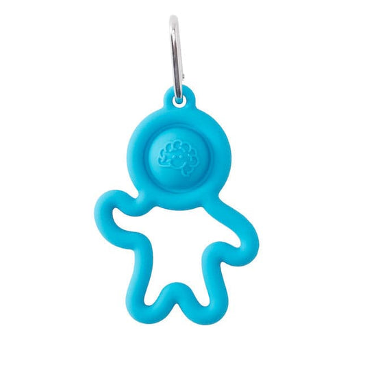 Fat Brain Toys-Lil Dimpl Assorted Keychain-FA349-B-Blue-Legacy Toys