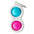 Fat Brain Toys-Simpl Dimpl-10486-Blue/Pink-Legacy Toys