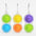 Fat Brain Toys-Simpl Dimpl Clear-FA334-2-Yellow/Orange-Legacy Toys