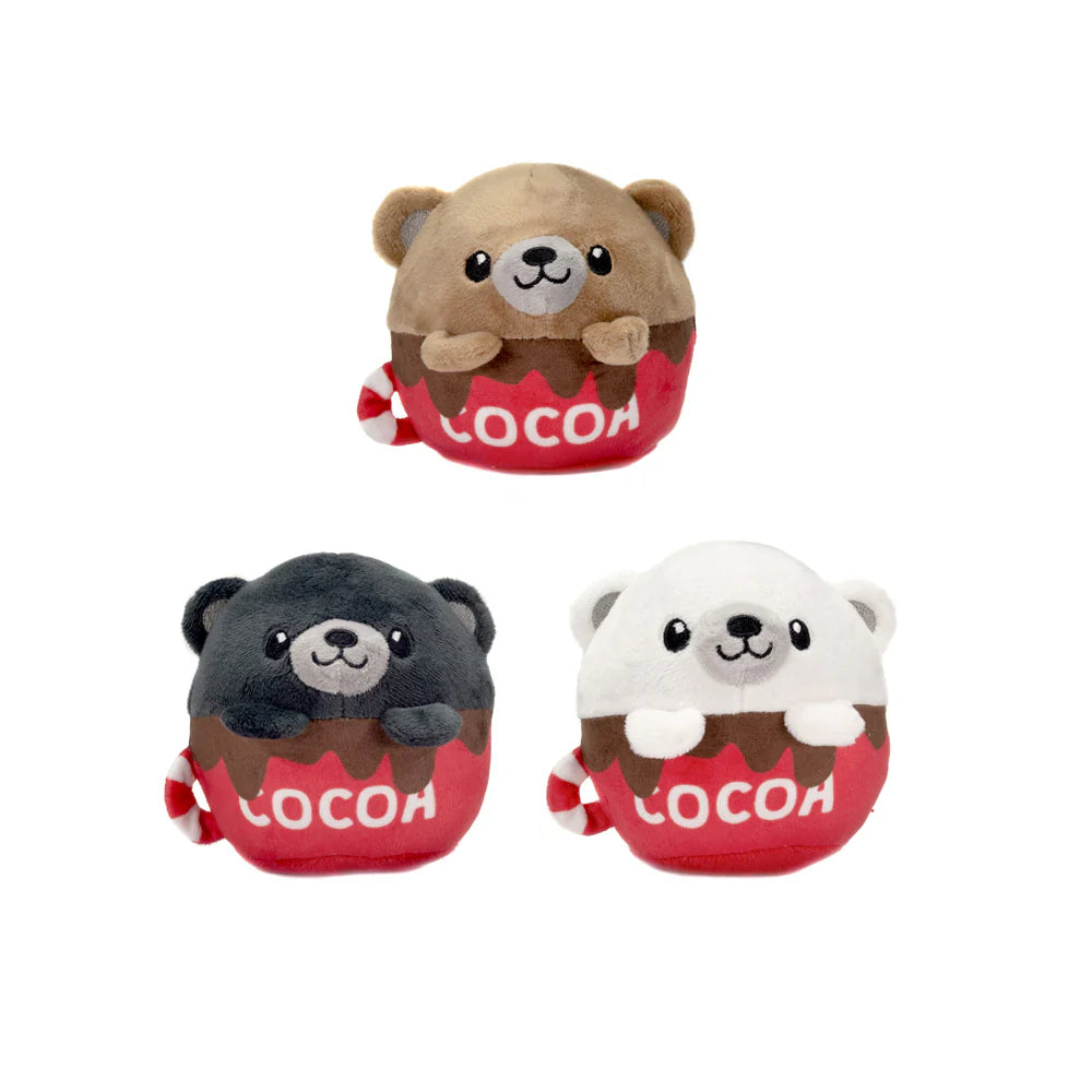 Fiesta Toy-4” Bears in Cocoa Mug Plush-X00804-Legacy Toys