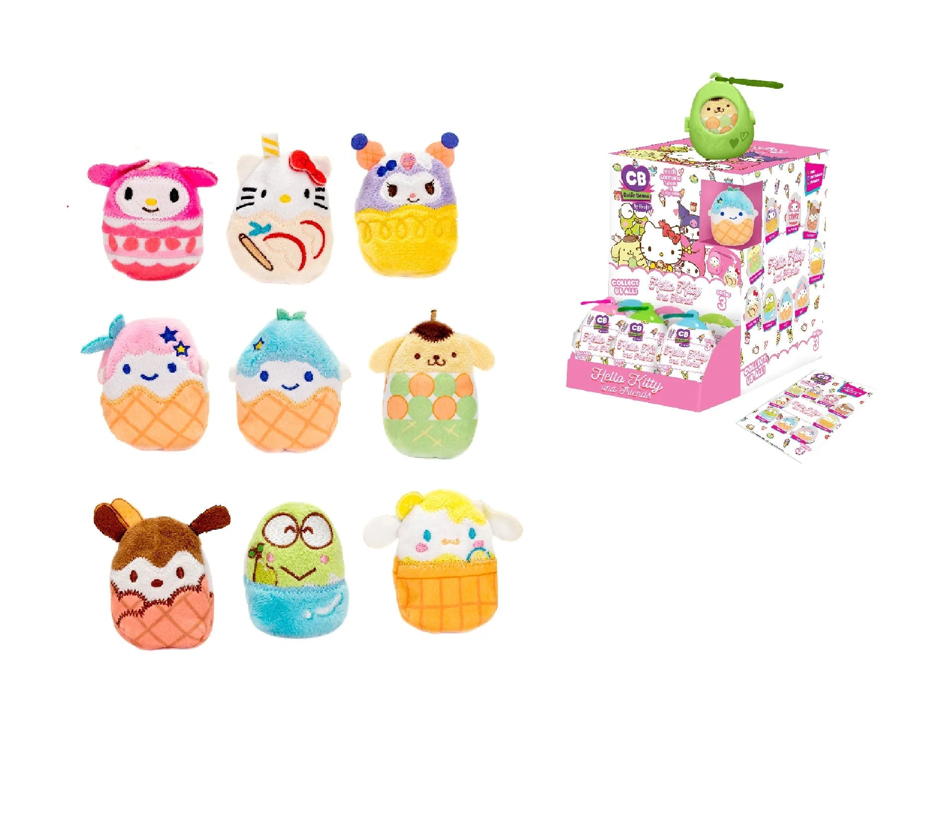 Fiesta Toy-Cutie Beans - 3” Sanrio My Favorite Flavor-K02189-Legacy Toys