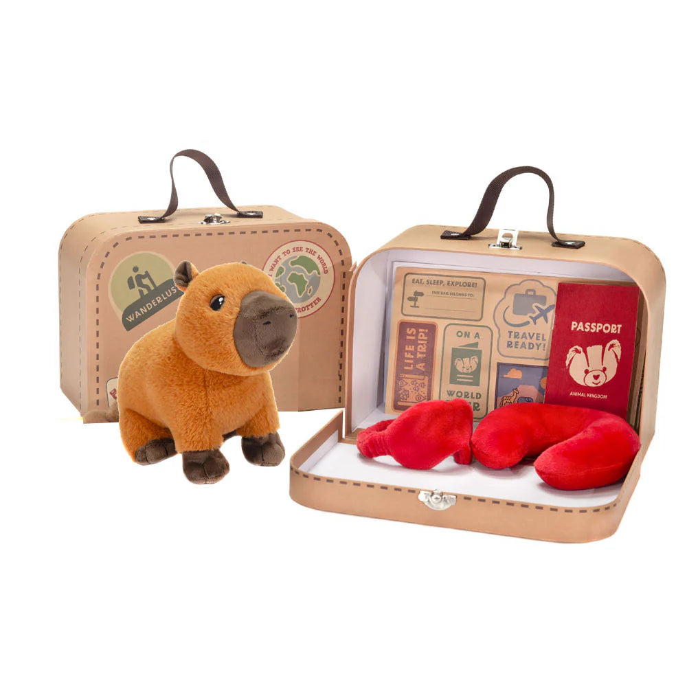 Fiesta Toy-Lil’ Explorers - Capybara Travel Case-A14105-Legacy Toys