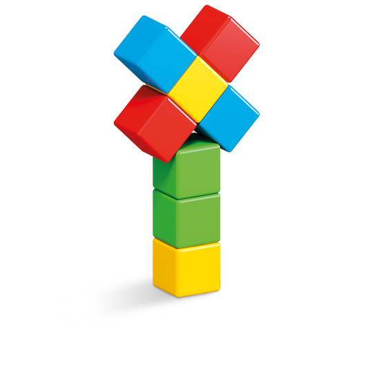 Geomag-Magicube Crystal Recycled 8 Pieces-054-Legacy Toys