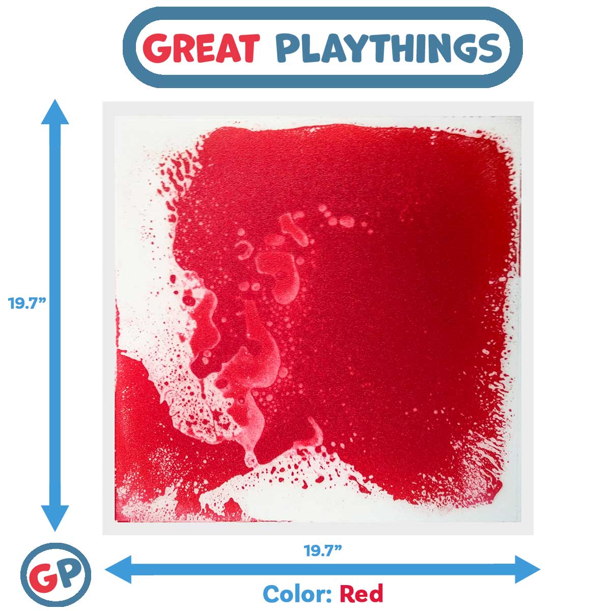 Great Playthings-19.7" Square Liquid Sensory Floor Tile--Legacy Toys