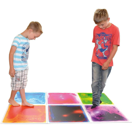 Great Playthings-19.7" Square Liquid Sensory Floor Tile--Legacy Toys