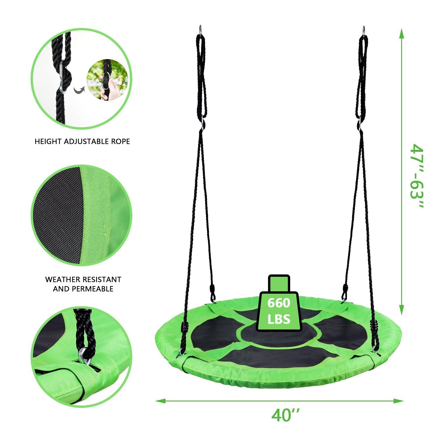Great Playthings-40" Flying Saucer Tree Swing-GP1016-Legacy Toys