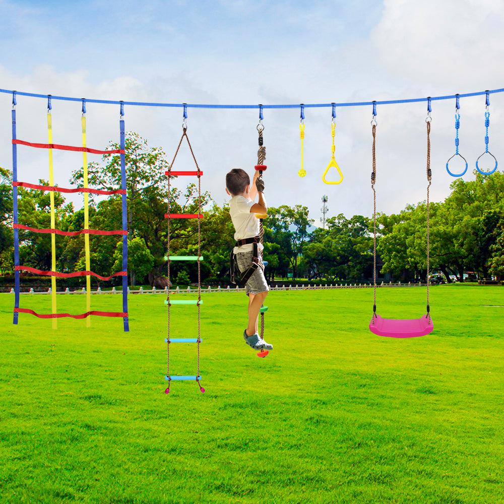 Great Playthings-Ninja Warrior Obstacle Course with 8 accessories-GP1011-Legacy Toys