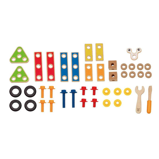 Hape-Basic Builder Set-E3080-Legacy Toys