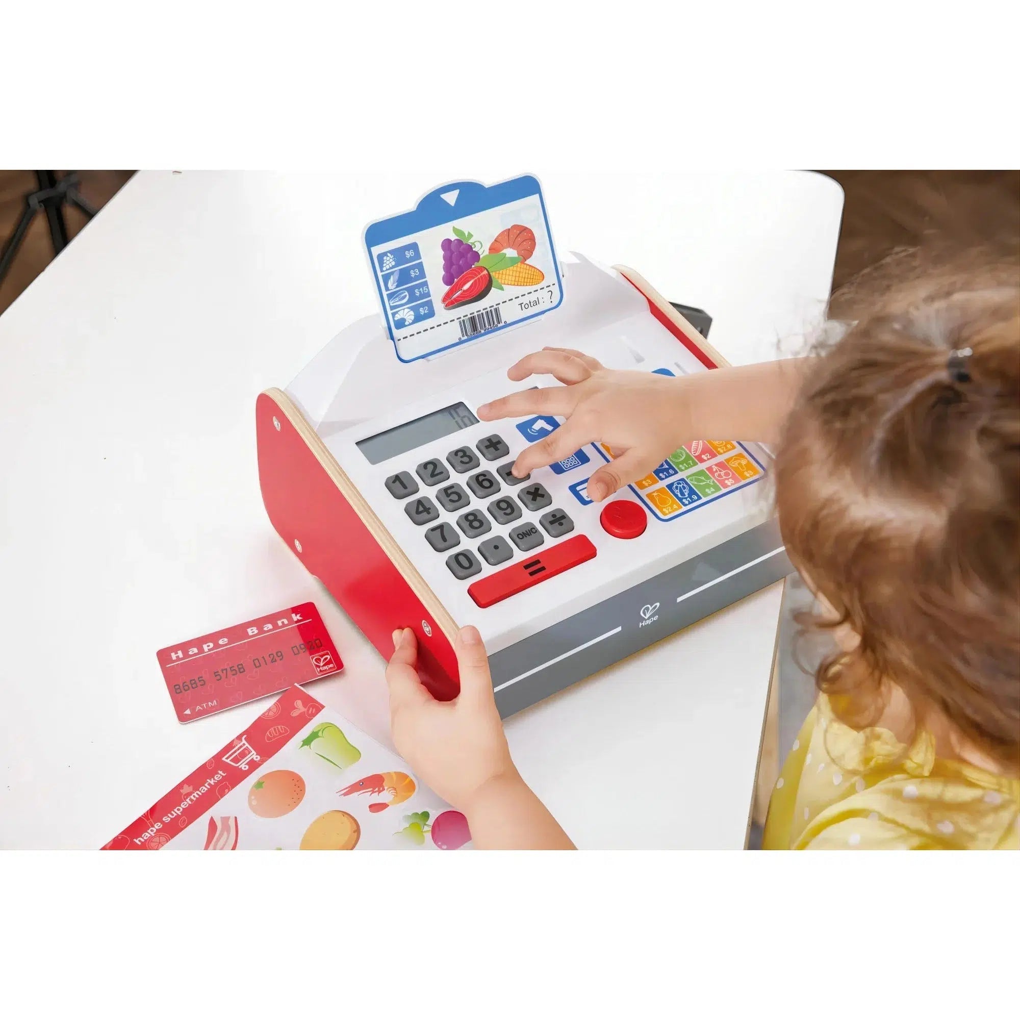 Hape-Beep 'N' Buy Cash Register-E3184-Legacy Toys