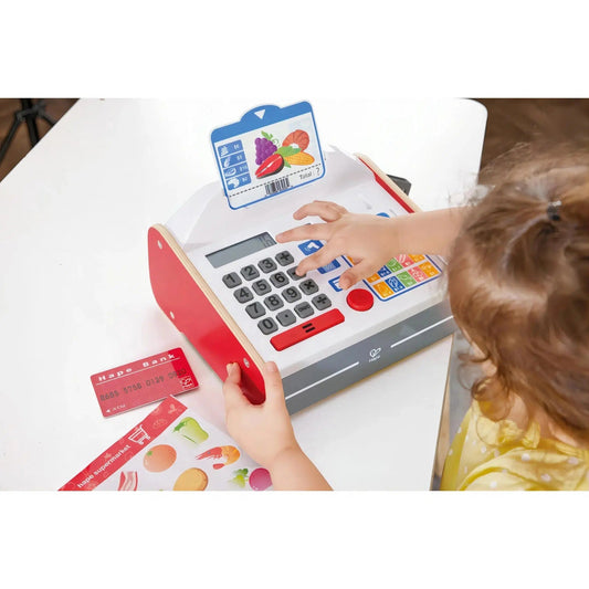 Hape-Beep 'N' Buy Cash Register-E3184-Legacy Toys