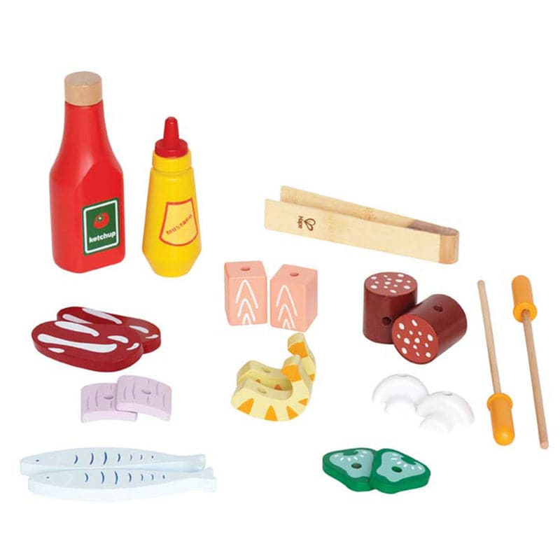 Hape-Gourmet Grill with Food-E3127-Legacy Toys