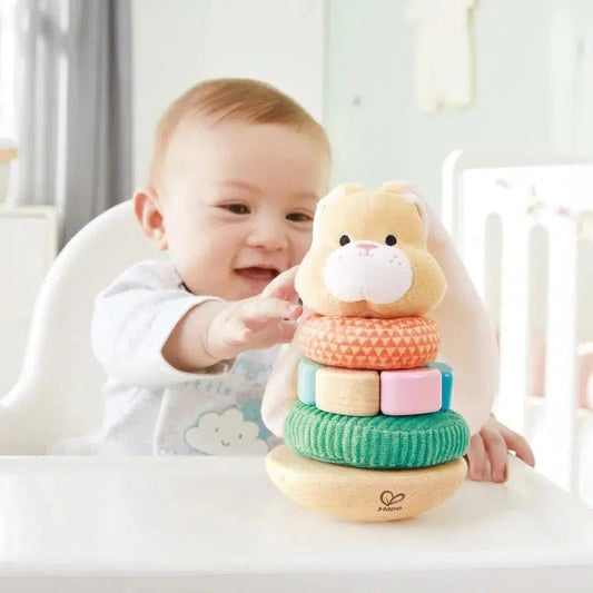 Hape-Hape Bunny Stacker-E0107-Legacy Toys