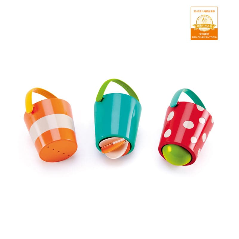 Hape-Happy Buckets Set-E0205-Legacy Toys