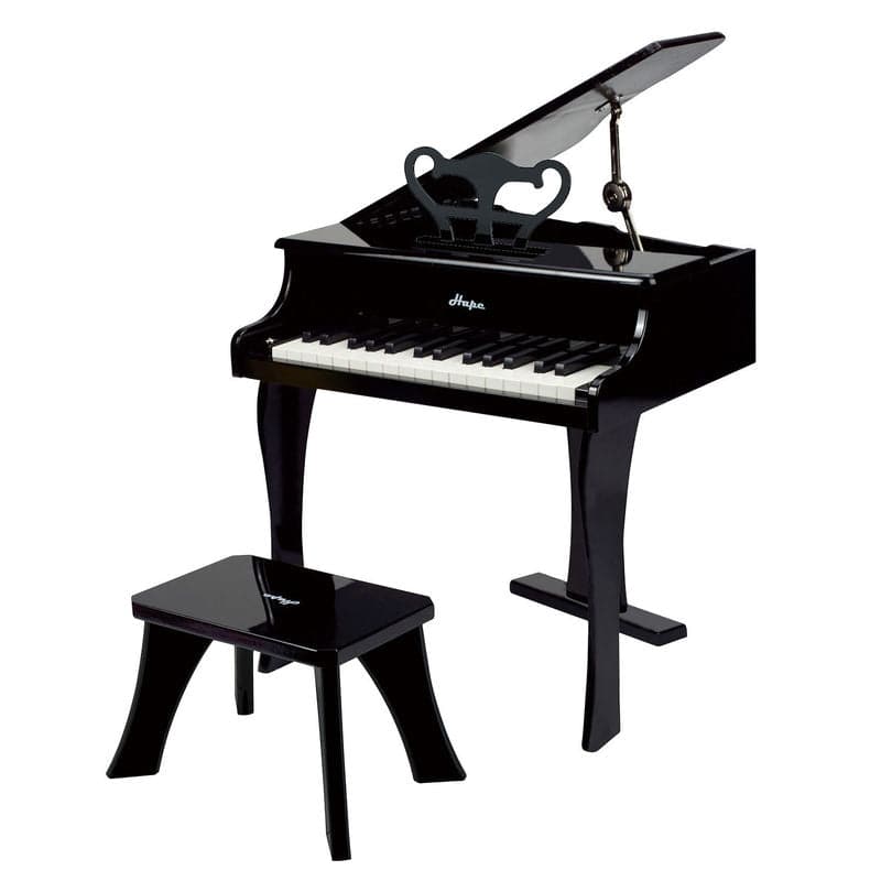 Hape-Happy Grand Piano - Black-E0320-Legacy Toys