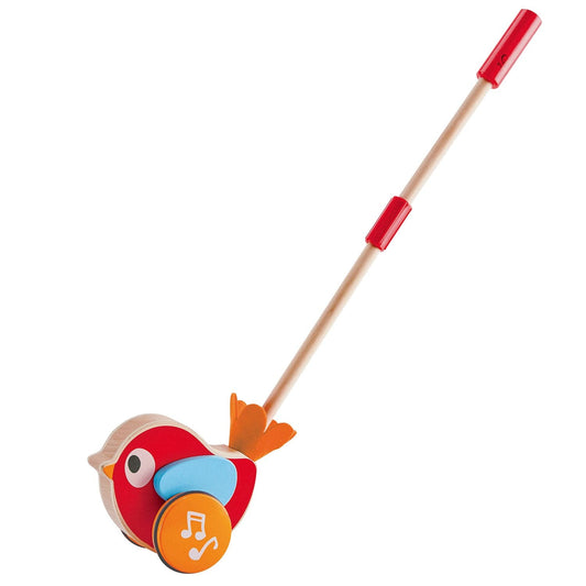 Hape-Lilly Musical Push Along-E0353-Legacy Toys